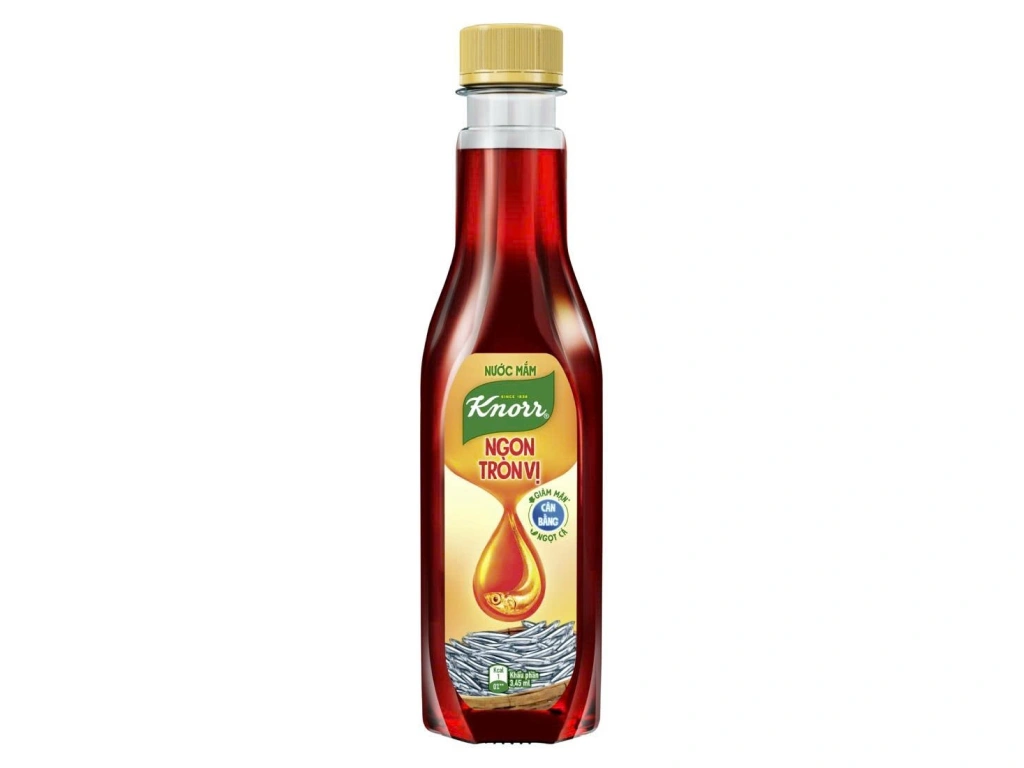 Nước mắm cá cơm than Knorr 15 độ đạm chai 242ml