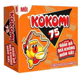 Thùng 30 gói mì Kokomi tôm chua cay chanh ớt 75g
