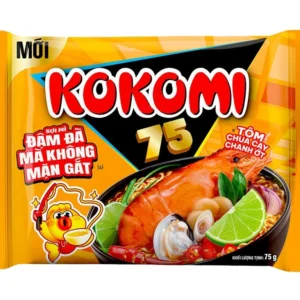Alternative view of Thùng 30 gói mì Kokomi tôm chua cay chanh ớt 75g