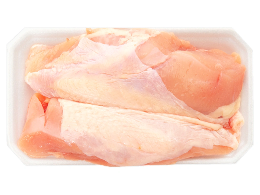 Ức gà phi lê có da 500g (1-3 miếng)